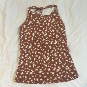 NWT Floral Halter Top
